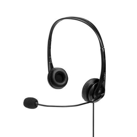 Lindy 42870 słuchawki/zestaw słuchawkowy Przewodowa Opaska na głowę Połączenia/muzyka USB Typu-A Czarny Lindy 42870 słuchawki/zestaw słuchawkowy Przewodowa Opaska na głowę Połączenia/muzyka USB Typu-A Czarny