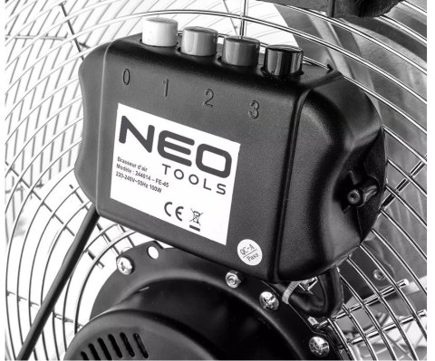 Wentylator podłogowy 100W Neo Tools średnica 45 cm, 3 prędkości nawiewu Wentylator podłogowy 100W Neo Tools średnica 45 cm, 3 prędkości nawiewu