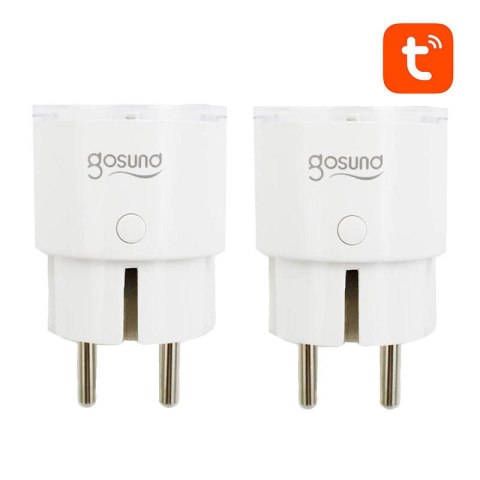 Inteligentne gniazdko WiFi Gosund SP111 3680W 16A, Tuya 2-pak Inteligentne gniazdko WiFi Gosund SP111 3680W 16A, Tuya 2-pak