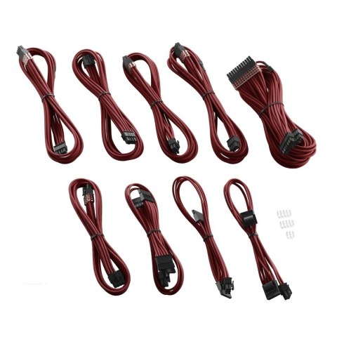 CableMod C-Series PRO ModMesh Zestaw do Corsair AXi/HXi/RM (żółta etykieta) - krwista czerwień CableMod C-Series PRO ModMesh Zestaw do Corsair AXi/HXi/RM (żółta etykieta) - krwista czerwień