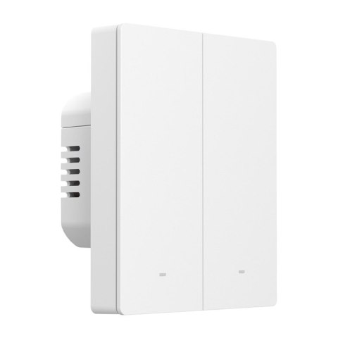Inteligentny przełącznik ścienny WiFi M5-2C-80W Matter (2-kanałowy, do ramki) Inteligentny przełącznik ścienny WiFi M5-2C-80W Matter (2-kanałowy, do ramki)