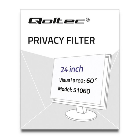 Filtr prywatyzujący Rodo Qoltec 51060 Filtr prywatyzujący Rodo Qoltec 51060