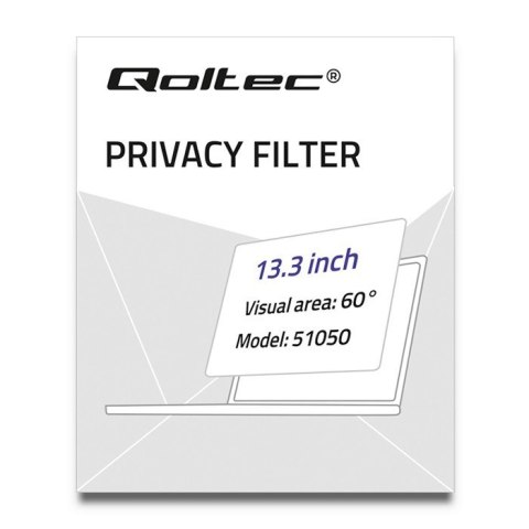Qoltec 51050 filtr do ekranu 33,8 cm (13.3") Qoltec 51050 filtr do ekranu 33,8 cm (13.3")