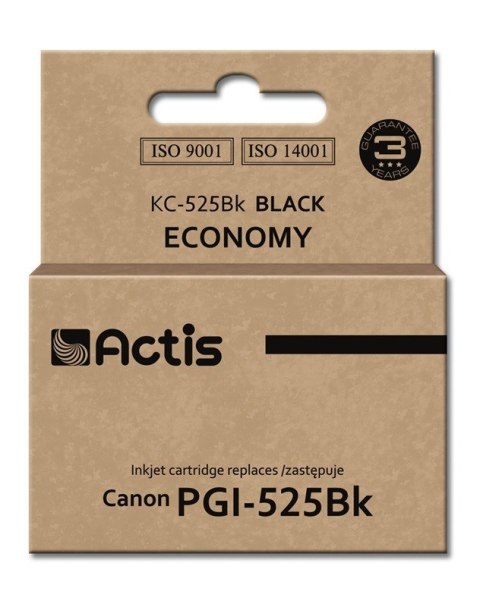 Actis KC-525Bk Tusz (zamiennik Canon PGI-525GBK; Standard; 20 ml; czarny) Actis KC-525Bk Tusz (zamiennik Canon PGI-525GBK; Standard; 20 ml; czarny)