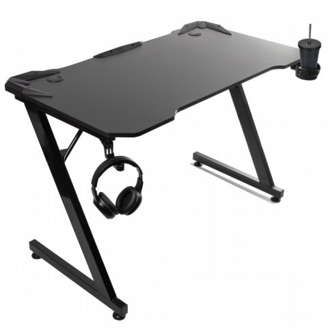 Biurko gamingowe 150kg Czarne RS345 Biurko gamingowe 150kg Czarne RS345