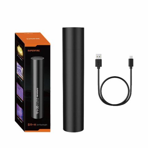 Latarka UV Superfire S11-H, 365NM, USB Latarka UV Superfire S11-H, 365NM, USB