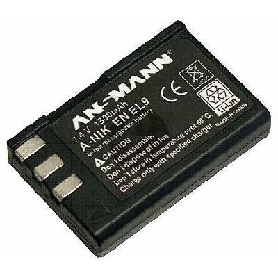 Ansmann A-Nik EN EL 9 Litowo-jonowa (Li-Ion) 1000 mAh Ansmann A-Nik EN EL 9 Litowo-jonowa (Li-Ion) 1000 mAh
