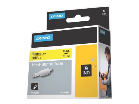 DYMO Przemysłowe Rurki Termokurczliwe - 9mm x 1,5m DYMO Przemysłowe Rurki Termokurczliwe - 9mm x 1,5m
