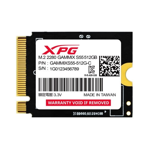 Dysk SSD Adata XPG GAMMIX S55 512GB M2230 Dysk SSD Adata XPG GAMMIX S55 512GB M2230