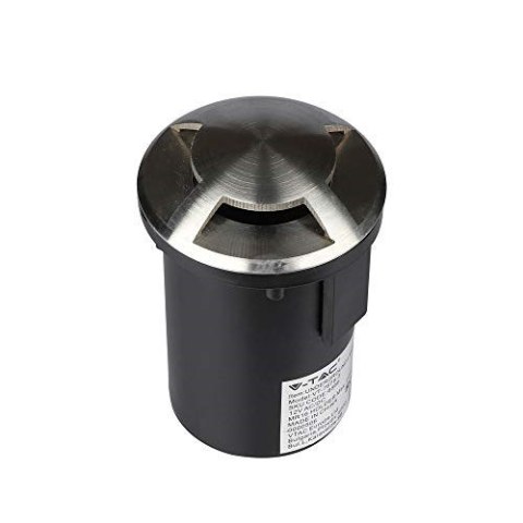 Oprawa gruntowa V-TAC VT-7978-3 3-stronna 5W IP67 MR16/GU5.3 (SKU 8566) Czarny