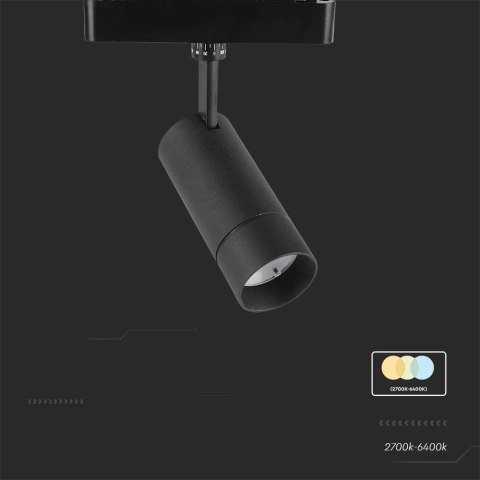 Oprawa Zwis Szynosystemu 48V V-TAC 8W LED SMART WiFi TRACKLIGHT 3w1 Czarna VT-908D 2700K-6400K 700lm Oprawa Zwis Szynosystemu 48V V-TAC 8W LED SMART WiFi TRACKLIGHT 3w1 Czarna VT-908D 2700K-6400K 700lm