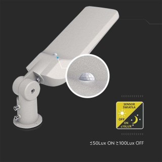 Oprawa uliczna LED V-TAC VT-139 z czujnikiem światła dziennego 100W SAMSUNG CHIP 120Lm/W 6500K 11000lm (SKU 20435) Szary
