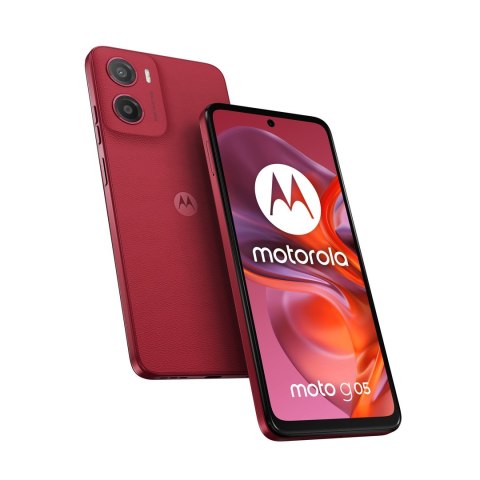 Smartfon Motorola Moto G05 4/128GB Plum Red Smartfon Motorola Moto G05 4/128GB Plum Red