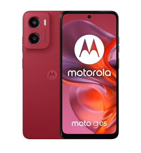 Smartfon Motorola Moto G05 4/128GB Plum Red Smartfon Motorola Moto G05 4/128GB Plum Red
