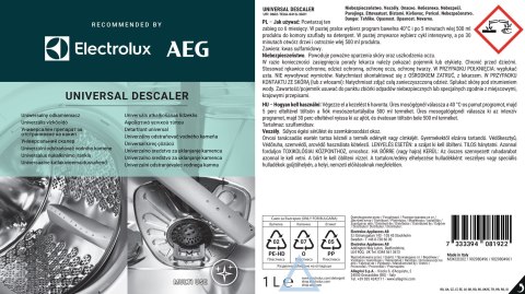 Uniwersalny odkamieczniacz ELECTROLUX M3KCD202 Uniwersalny odkamieczniacz ELECTROLUX M3KCD202