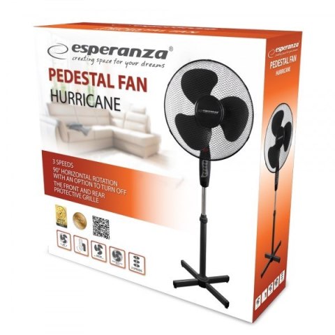 Wentylator Esperanza Hurricane EHF001KK (kolor czarny) Wentylator Esperanza Hurricane EHF001KK (kolor czarny)