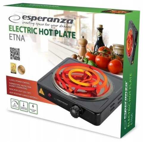 ESPERANZA KUCHENKA ELEKTRYCZNA ETNA EKH012K ESPERANZA KUCHENKA ELEKTRYCZNA ETNA EKH012K