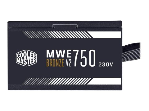 COOLER MASTER ZASILACZ MWE BRONZE 80+ 750W V2 230V MPE-7501-ACABW-BEU COOLER MASTER ZASILACZ MWE BRONZE 80+ 750W V2 230V MPE-7501-ACABW-BEU