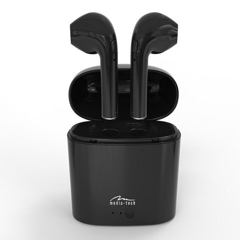 Słuchawki Media tech MT3589K (douszne; Bluetooth; z wbudowanym mikrofonem; kolor czarny Słuchawki Media tech MT3589K (douszne; Bluetooth; z wbudowanym mikrofonem; kolor czarny