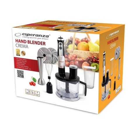 Blender ręczny Esperanza Crema EKM004 (800W; kolor czarny) Blender ręczny Esperanza Crema EKM004 (800W; kolor czarny)