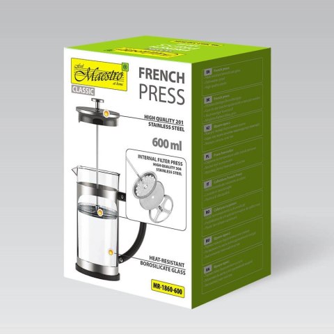 Prasa francuska MAESTRO 600ML MR-1860-600 Prasa francuska MAESTRO 600ML MR-1860-600