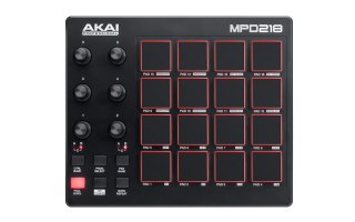 Kontroler MIDI AKAI MPD 218 padowy USB Czarny