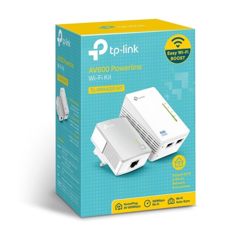 TP-Link TL-WPA4220 KIT 600 Mbit/s Przewodowa sieć LAN Wi-Fi Biały 2 szt. TP-Link TL-WPA4220 KIT 600 Mbit/s Przewodowa sieć LAN Wi-Fi Biały 2 szt.