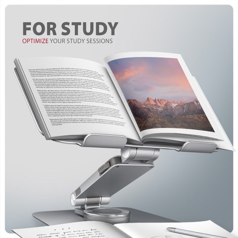 Podstawka pod laptopa AXAGON STND-L, 10 do 16 cali, aluminiowa, szara