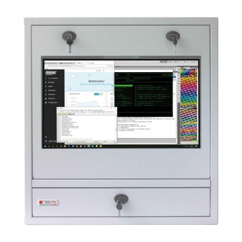 Techly ICRLIM10SV stojak Szafa wisząca Szary Techly ICRLIM10SV stojak Szafa wisząca Szary