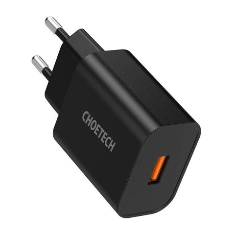 Ładowarka sieciowa Choetech Q5003 18W USB-A (czarna) Ładowarka sieciowa Choetech Q5003 18W USB-A (czarna)