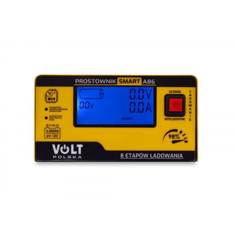 VOLT Prostownik Smart Volt Polska 6V/12V 15A A86 VOLT Prostownik Smart Volt Polska 6V/12V 15A A86