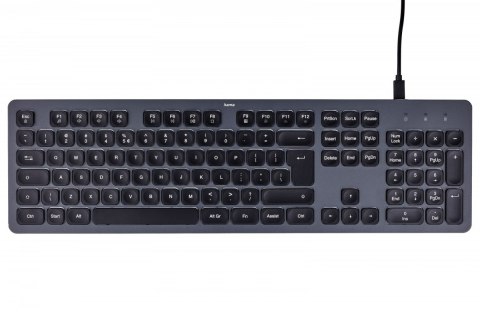 Klawiatura CK-400 przewodowa Czarno-szara Klawiatura CK-400 przewodowa Czarno-szara
