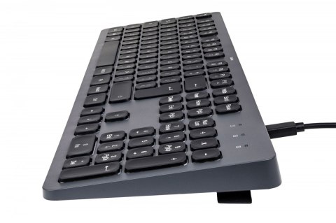 Klawiatura CK-400 przewodowa Czarno-szara Klawiatura CK-400 przewodowa Czarno-szara