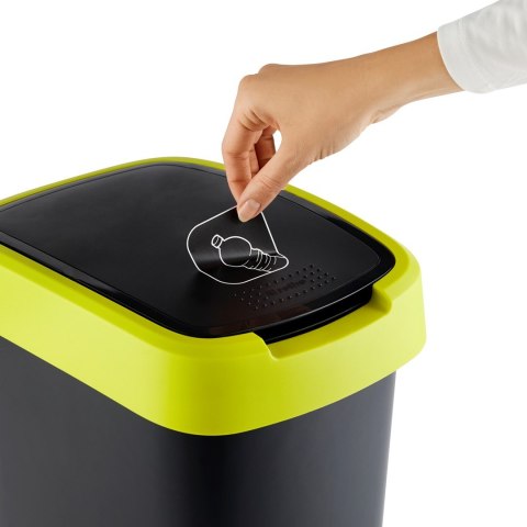 Rotho kosz na śmieci obrotowy TWIST limonkowy 25L Rotho kosz na śmieci obrotowy TWIST limonkowy 25L