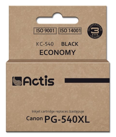 Actis KC-540 Tusz (zamiennik Canon PG-540XL; Supreme; 22 ml; czarny). Actis KC-540 Tusz (zamiennik Canon PG-540XL; Supreme; 22 ml; czarny).