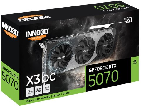 Karta graficzna INNO3D GeForce RTX 5070 X3 OC Karta graficzna INNO3D GeForce RTX 5070 X3 OC
