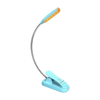 Lampka bezprzewodowa Glocusent mini GLCSNTBL103B z klipsem, USB-C niebieska