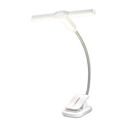 Lampka bezprzewodowa Tri-Head Glocusent GLCSNTA2303 z klipsem USB-C 1000mAh biała Lampka bezprzewodowa Tri-Head Glocusent GLCSNTA2303 z klipsem USB-C 1000mAh biała