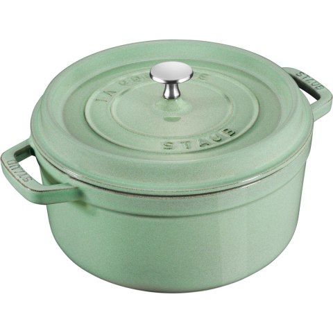 Garnek żeliwny okrągły Staub - 2.6 ltr, Miętowy Garnek żeliwny okrągły Staub - 2.6 ltr, Miętowy