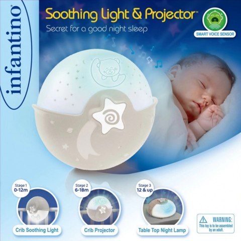 Projektor 2w1 Infantino beżowy Projektor 2w1 Infantino beżowy