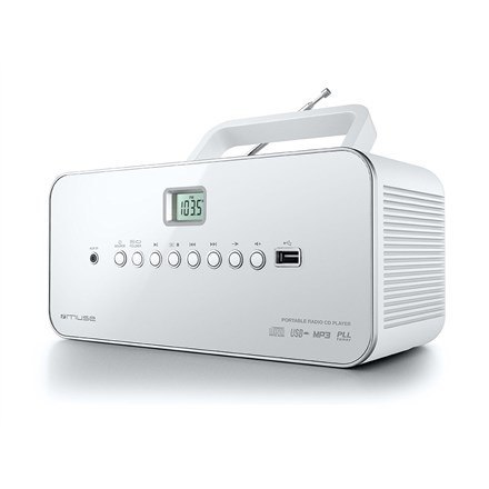 Radioodtwarzacz Muse M-28 RDW przenośne radio FM/CD/MP3/Jack/USB Biały Radioodtwarzacz Muse M-28 RDW przenośne radio FM/CD/MP3/Jack/USB Biały