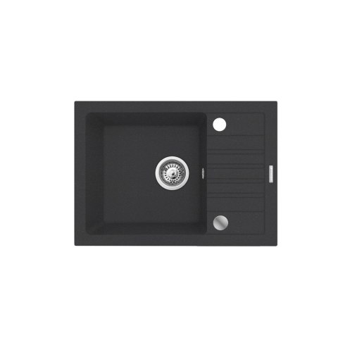 Czarny zestaw zlew z baterią giętką - Zlewozmywak MAIDSINKS BALI (62x44) 1B1D czarny + Bateria Flessi Black Edition Czarny zestaw zlew z baterią giętką - Zlewozmywak MAIDSINKS BALI (62x44) 1B1D czarny + Bateria Flessi Black Edition