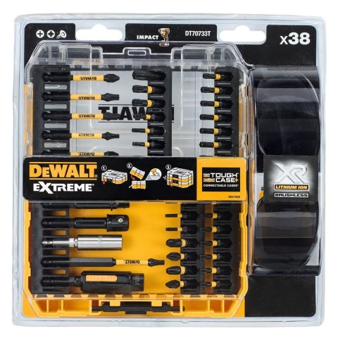 DeWALT DT70733T zestaw bity końcówki udarowe 38szt DeWALT DT70733T zestaw bity końcówki udarowe 38szt