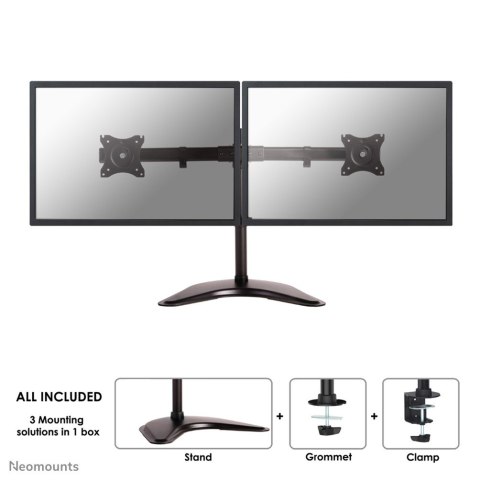 Neomounts NM-D335DBLACK uchwyt / stojak do monitorów 68,6 cm (27") Biurko Czarny Neomounts NM-D335DBLACK uchwyt / stojak do monitorów 68,6 cm (27") Biurko Czarny