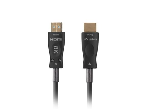 LANBERG KABEL HDMI M/M V2.1 100M 8K OPTYCZNY AOC CA-HDMI-30FB-1000-BK LANBERG KABEL HDMI M/M V2.1 100M 8K OPTYCZNY AOC CA-HDMI-30FB-1000-BK