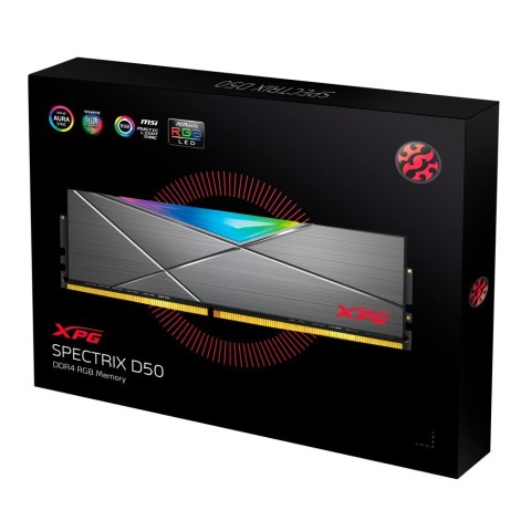 Pamięć DDR4 16 GB PC 3200 CL16 ADATA KIT (2x 8 GB) XPG D50 Pamięć DDR4 16 GB PC 3200 CL16 ADATA KIT (2x 8 GB) XPG D50