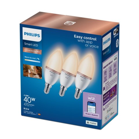 Philips Świeczka 40 W C37 E14 x3 Philips Świeczka 40 W C37 E14 x3