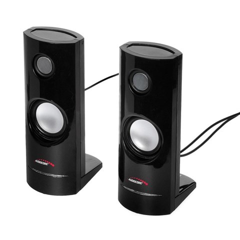 Zestaw głośników komputerowe AUDIOCORE AC860 (2.0; kolor czarny) Zestaw głośników komputerowe AUDIOCORE AC860 (2.0; kolor czarny)