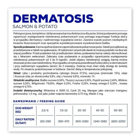VetExpert Veterinary Diet Dermatosis Dog S&P 400g VetExpert Veterinary Diet Dermatosis Dog S&P 400g