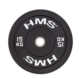 Talerz olimpijski Bumper 15 kg Czarny HMS BBR15